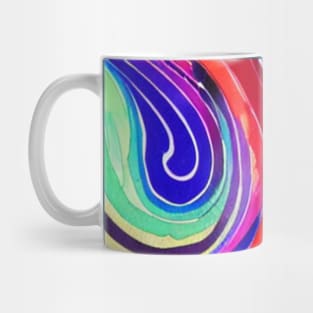 Watercolor Swirl Pattern Mug